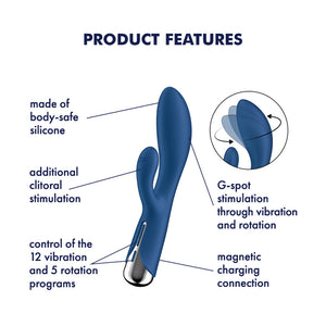 Satisfyer Spinning Rabbit 1 - Blue