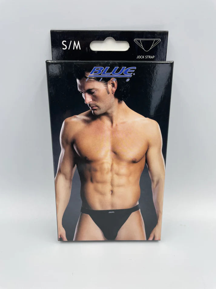 Blue Line Mens Jock Strap S/M Black